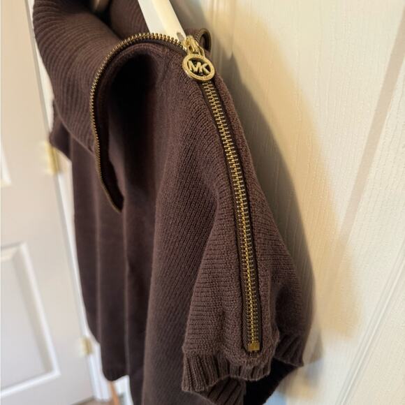 Michael Michael Kors MK Short Sleeve Cotton Blend Sweater size Large - Picture 3 of 6